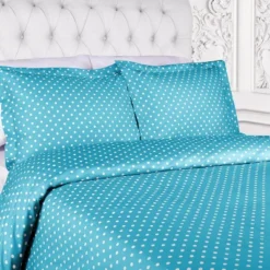 Polka Dot 600 Thread Count Cotton Blend Deep Pocket Bed Sheet Set By Blue Nile Mills