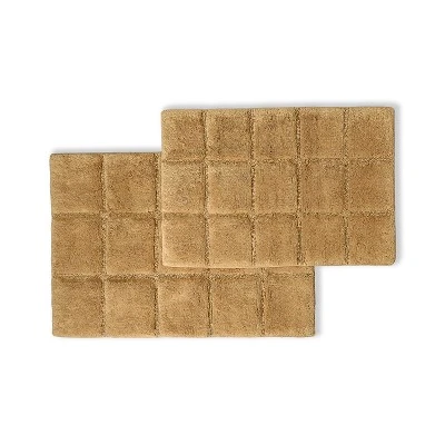 Plush And Absorbent Non-Slip Cotton Checkered 2-Piece Bath Rug Set By Blue Nile Mills 13 Plush And Absorbent Non-Slip Cotton Checkered 2-Piece Bath Rug Set By Blue Nile Mills - Image 11
