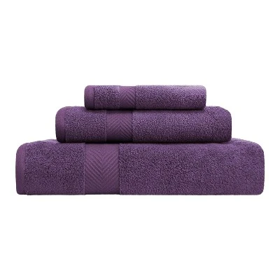 Contemporary Quick-Drying Zero-Twist Cotton 3-Piece Towel Set By Blue Nile Mills 9 Contemporary Quick-Drying Zero-Twist Cotton 3-Piece Towel Set By Blue Nile Mills - Image 7