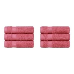 Modern Solid Classic Premium Luxury Cotton 6 Piece Hand Towel Set By Blue Nile Mills -Home Decor Store GUEST 0809f9b5 a176 4fe1 bf3f f58370e9f6f8