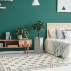 Traditional Geometric Infinity Border Indoor Outdoor Area Rug By Blue Nile Mills -Home Decor Store GUEST 0a94f8fc 88f6 4f0a 83fc 32a4816b696a