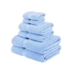Premium Cotton 800 GSM Heavyweight Plush Luxury 6 Piece Bathroom Towel Set By Blue Nile Mills -Home Decor Store GUEST 0af47a61 786d 499c a973 5d427ad80ec6