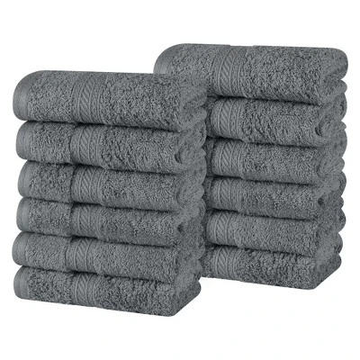Cotton Plush Soft Highly-Absorbent Heavyweight Luxury Face Towel Washcloth Set Of 12 By Blue Nile Mills 14 Cotton Plush Soft Highly-Absorbent Heavyweight Luxury Face Towel Washcloth Set Of 12 By Blue Nile Mills - Image 12