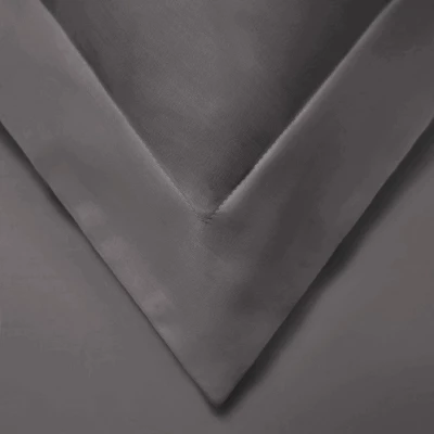 Luxury Cotton Blend Solid 3 Piece Duvet Cover Set By Blue Nile Mills 4 Luxury Cotton Blend Solid 3 Piece Duvet Cover Set By Blue Nile Mills - Image 2