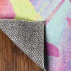 Butterfly Colorful Kids Playroom Nursery Washable Indoor Area Rug By Blue Nile Mills -Home Decor Store GUEST 0ca28f6f 78ae 4035 8ea0 99567f787c56