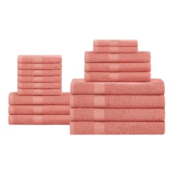 Eco-Friendly Absorbent Assorted 18-Piece Towel Set By Blue Nile Mills -Home Decor Store GUEST 0cb08640 6f28 40eb a67c 941abd62e58c