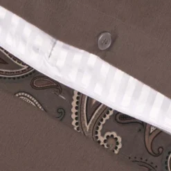 Vintage Modern Floral Paisley Flannel Cotton Duvet Cover Set By Blue Nile Mills -Home Decor Store GUEST 0e30fdb8 4ad9 4ecc 9494 d2454e847ba0