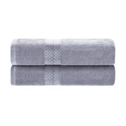 Plush And Absorbent Rayon From Bamboo And Cotton 2-Piece 30" X 54" Bath Towel Set By Blue Nile Mills -Home Decor Store GUEST 12f7deba 2ee6 4b5f 9142 f541ef82d969