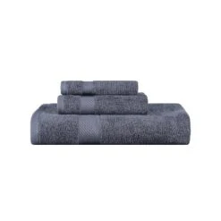 Modern Solid Classic Luxury Cotton 3 Piece Bath, Face, And Hand Towel Set By Blue Nile Mills -Home Decor Store GUEST 140a1aef 9dcb 40cf b2e9 bfe9dfe3073a
