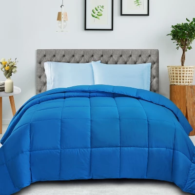 Classic Comforter Reversible All-Season Medium Weight Down Alternative Bedding By Blue Nile Mills 3 Classic Comforter Reversible All-Season Medium Weight Down Alternative Bedding By Blue Nile Mills