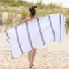 Cotton Oversized Striped Fouta Beach Towel With Tassels By Blue Nile Mills 1 Cotton Oversized Striped Fouta Beach Towel With Tassels By Blue Nile Mills -Home Decor Store GUEST 19b0f01d 8e6f 4db4 80d7 f6dc1b0d1f3c