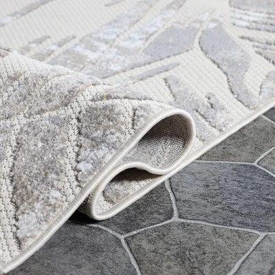 Tropical Leaves Coastal Indoor Outdoor Runner Or Area Rug By Blue Nile Mills 6 Tropical Leaves Coastal Indoor Outdoor Runner Or Area Rug By Blue Nile Mills - Image 5