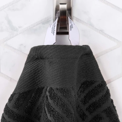 Basketweave Luxury Egyptian Cotton Jacquard 3 Piece Assorted Towel Set By Blue Nile Mills 6 Basketweave Luxury Egyptian Cotton Jacquard 3 Piece Assorted Towel Set By Blue Nile Mills - Image 4