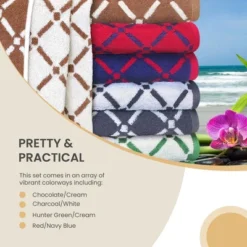 Modern Geometric Diamond 2 Piece Plush Terry Cotton Bath Sheet Set By Blue Nile Mills 15 Modern Geometric Diamond 2 Piece Plush Terry Cotton Bath Sheet Set By Blue Nile Mills -Home Decor Store GUEST 1e29db79 8539 48e9 bc08 8d5c7d8793ca