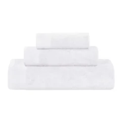 Basketweave Luxury Egyptian Cotton Solid 3 Piece Assorted Towel Set By Blue Nile Mills -Home Decor Store GUEST 1e95afe6 790a 4c46 913e 0f806aa071ee