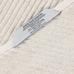 Viscose Cotton Blend Medium Weight Soft Textured Diagonal Ribbed Towel Set By Blue Nile Mills -Home Decor Store GUEST 2035a023 17ae 487f b1eb f9a3a5e94767