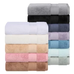 Luxury Cotton Heavyweight Solid Plush Towel Set By Blue Nile Mills -Home Decor Store GUEST 21a69c90 b6de 45f4 bb56 713fe9b912e3
