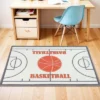 Basketball Non-Slip Kids Playroom Nursery Washable Indoor Area Rug By Blue Nile Mills