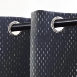 Whimsical Abstract Shimmer Room Darkening Blackout Curtains, Set Of 2 By Blue Nile Mills