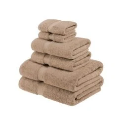 Premium Cotton 800 GSM Heavyweight Plush Luxury 6 Piece Bathroom Towel Set By Blue Nile Mills -Home Decor Store GUEST 2db64c16 96d7 47c5 aa7b 48f21b52907f
