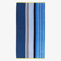 Contemporary Striped Cotton Large Oversized Beach Towel By Blue Nile Mills -Home Decor Store GUEST 2f680d7c 8f34 44b9 a090 2a66ddd8671f