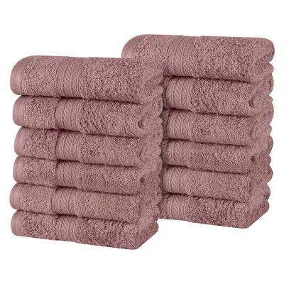 Cotton Plush Soft Highly-Absorbent Heavyweight Luxury Face Towel Washcloth Set Of 12 By Blue Nile Mills 12 Cotton Plush Soft Highly-Absorbent Heavyweight Luxury Face Towel Washcloth Set Of 12 By Blue Nile Mills - Image 10
