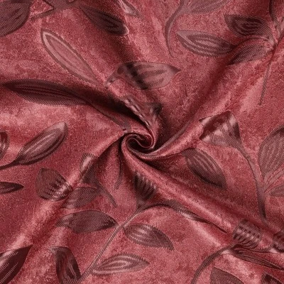 Modern Bohemian Leaves Room Darkening Semi-Blackout Curtains, Set Of 2 By Blue Nile Mills 4 Modern Bohemian Leaves Room Darkening Semi-Blackout Curtains, Set Of 2 By Blue Nile Mills - Image 2