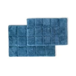 Plush And Absorbent Non-Slip Cotton Checkered 2-Piece Bath Rug Set By Blue Nile Mills 28 Plush And Absorbent Non-Slip Cotton Checkered 2-Piece Bath Rug Set By Blue Nile Mills -Home Decor Store GUEST 33a084ea 8a1a 4707 af9a 86249b2fd867