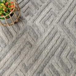 Contemporary Geometric Abstract Indoor Outdoor Area Rug By Blue Nile Mills -Home Decor Store GUEST 33dc0a10 df51 4379 b552 1e6d58e95afb