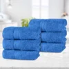 Cotton Plush Soft Highly-Absorbent Heavyweight Luxury Hand Towel Set Of 6 By Blue Nile Mills -Home Decor Store GUEST 37192b32 1de9 4e12 98a4 93f887a24331