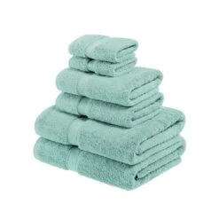 Premium Cotton 800 GSM Heavyweight Plush Luxury 6 Piece Bathroom Towel Set By Blue Nile Mills -Home Decor Store GUEST 3a7da624 87d8 4b9e 8816 0612d5984661