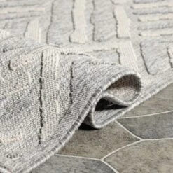 Contemporary Geometric Abstract Indoor Outdoor Area Rug By Blue Nile Mills -Home Decor Store GUEST 3d174433 5f36 4f62 a64e 20212b3b149a