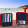 Nautical Stripe Cotton Oversized Reversible Beach Towel Set Of 2 By Blue Nile Mills -Home Decor Store GUEST 3d7e961a 5d7c 4d81 b877 2004629eb692
