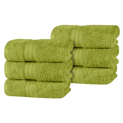 Cotton Plush Soft Highly-Absorbent Heavyweight Luxury Hand Towel Set Of 6 By Blue Nile Mills 13 Cotton Plush Soft Highly-Absorbent Heavyweight Luxury Hand Towel Set Of 6 By Blue Nile Mills - Image 11
