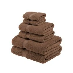 Premium Cotton 800 GSM Heavyweight Plush Luxury 6 Piece Bathroom Towel Set By Blue Nile Mills -Home Decor Store GUEST 404af292 35aa 4269 86a2 f2e6a9f70817