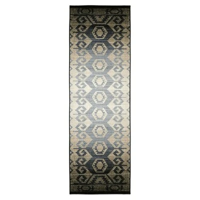 Southwestern Geometric Aztec Non-Slip Indoor Washable Area Rug Or Runner By Blue Nile Mills 6 Southwestern Geometric Aztec Non-Slip Indoor Washable Area Rug Or Runner By Blue Nile Mills - Image 4