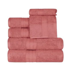 Classic Plush Absorbent 6-Piece Towel Set By Blue Nile Mills -Home Decor Store GUEST 4281c6a1 e239 4739 82bc c00733632ee3