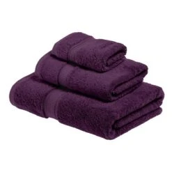 Premium Cotton 800 GSM Heavyweight Plush Luxury 3 Piece Bathroom Towel Set By Blue Nile Mills -Home Decor Store GUEST 4918b676 a5a5 41b2 bd67 305cd567319c