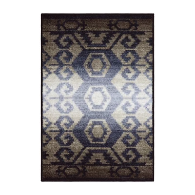 Southwestern Geometric Aztec Non-Slip Indoor Washable Area Rug Or Runner By Blue Nile Mills 7 Southwestern Geometric Aztec Non-Slip Indoor Washable Area Rug Or Runner By Blue Nile Mills - Image 5