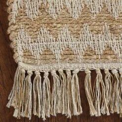 Handwoven Eco-Friendly Jute And Cotton Chevron Tassel Indoor Area Rug Or Runner By Blue Nile Mills 11 Handwoven Eco-Friendly Jute And Cotton Chevron Tassel Indoor Area Rug Or Runner By Blue Nile Mills -Home Decor Store GUEST 4d2442f2 7cd1 4948 8f41 e134f6466055