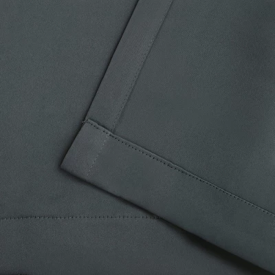 Classic Modern Solid Room Darkening Blackout Curtains, Grommets, Set Of 2 By Blue Nile Mills 6 Classic Modern Solid Room Darkening Blackout Curtains, Grommets, Set Of 2 By Blue Nile Mills - Image 4