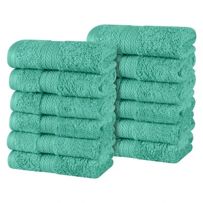 Cotton Plush Soft Highly-Absorbent Heavyweight Luxury Face Towel Washcloth Set Of 12 By Blue Nile Mills 17 Cotton Plush Soft Highly-Absorbent Heavyweight Luxury Face Towel Washcloth Set Of 12 By Blue Nile Mills - Image 15