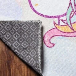 Unicorn Rainbow Colorful Kids Playroom Nursery Washable Indoor Area Rug By Blue Nile Mills -Home Decor Store GUEST 51dc2c3d 074f 4c82 88ad 0c6d902becbf