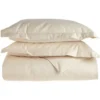 1500 Thread Count Solid Deep Pocket Cotton Luxury Premium Duvet Cover Set With Pillow Shams By Blue Nile Mills