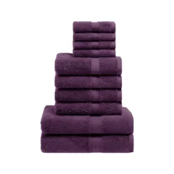 Premium Cotton 800 GSM Heavyweight Plush Luxury 10 Piece Bathroom Towel Set By Blue Nile Mills -Home Decor Store GUEST 54ffecb4 f955 4e26 a05e 4c5194085202