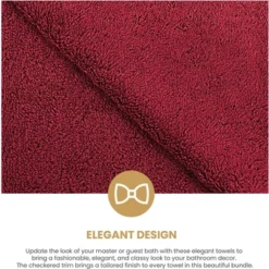 Plush And Highly Absorbent Greenbury Rayon From Bamboo And Cotton Blend Plush And Durable Modern Assorted 6-Piece Towels Set By Blue Nile Mills -Home Decor Store GUEST 5982729f 366c 46a4 a540 5daaadc85fad