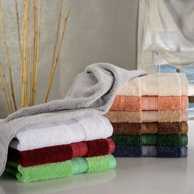 Plush And Highly Absorbent Rayon From Bamboo And Cotton 6-Piece Hand Towel Set, Quick Drying And Soft By Blue Nile Mills 6 Plush And Highly Absorbent Rayon From Bamboo And Cotton 6-Piece Hand Towel Set, Quick Drying And Soft By Blue Nile Mills - Image 4