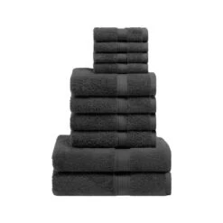 Premium Cotton 800 GSM Heavyweight Plush Luxury 10 Piece Bathroom Towel Set By Blue Nile Mills -Home Decor Store GUEST 5cfb8b86 32ea 4a64 be33 8aa59a0d227d