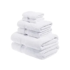 Premium Cotton 800 GSM Heavyweight Plush Luxury 6 Piece Bathroom Towel Set By Blue Nile Mills -Home Decor Store GUEST 5da16495 3e0b 4c4a aeeb 7ab4665cca9b
