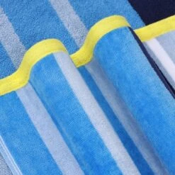 Contemporary Striped Cotton Large Oversized Beach Towel By Blue Nile Mills -Home Decor Store GUEST 61354cb0 33fe 4cf7 8a13 8b902913120b